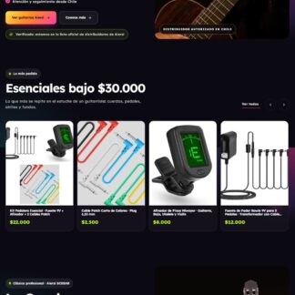 Sitio con E-commerce (Tienda online)