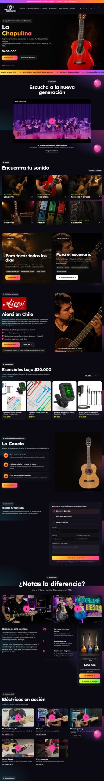 Sitio con E-commerce (Tienda online)